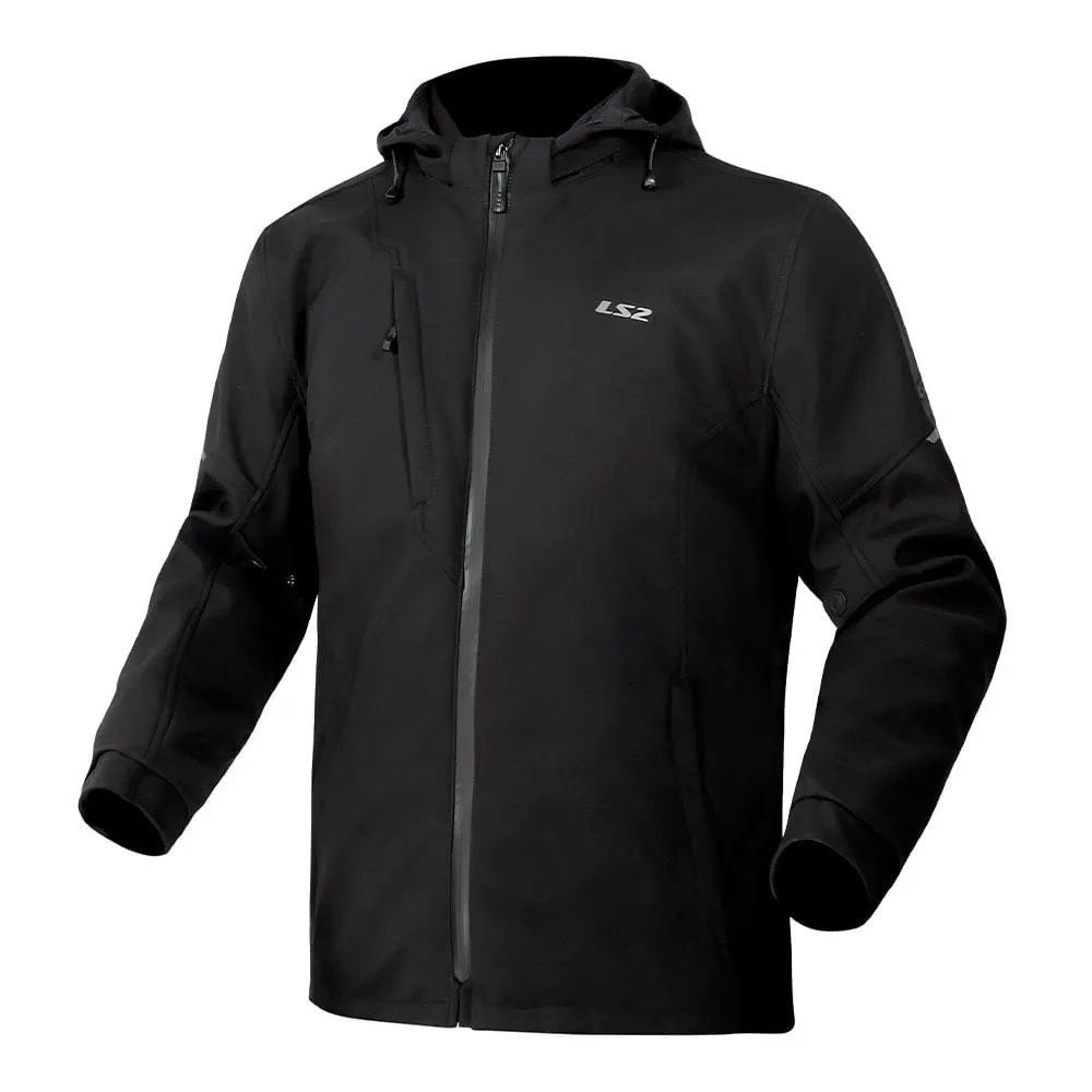 Jaqueta LS2 Softshell Impermeável Preta