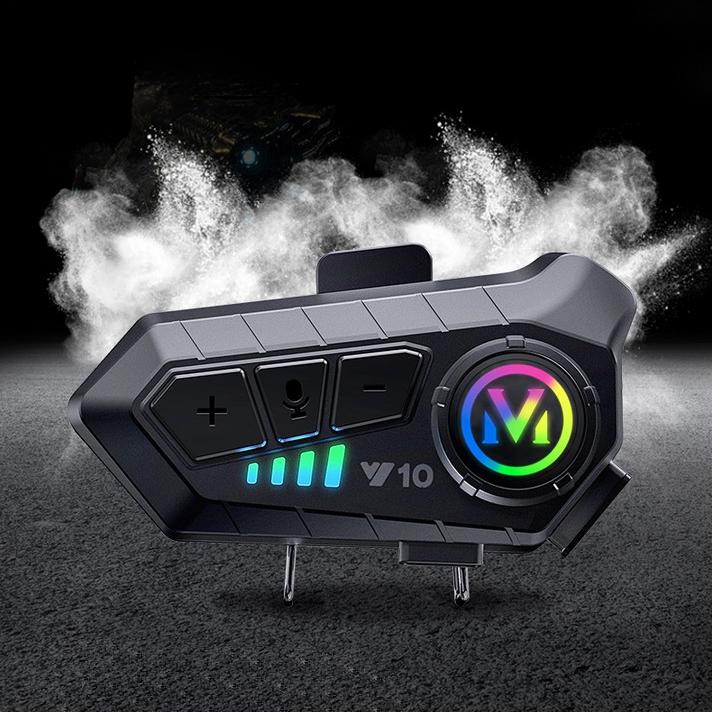 Intercomunicador Bluetooth Y10 com LED RGB