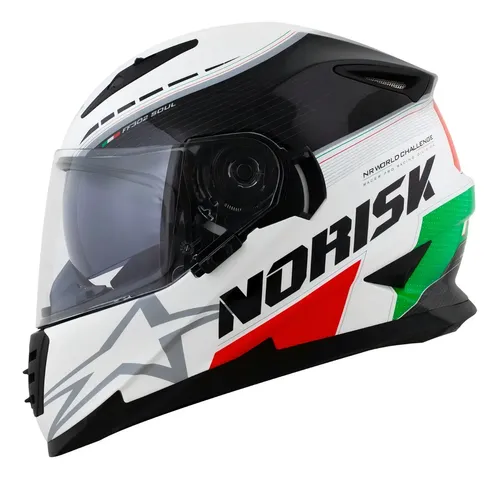 Capacete Norisk FF302 Soul Grand Prix Itália Verde