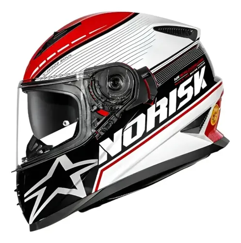 Capacete Norisk FF302 Soul Grand Prix Vermelho