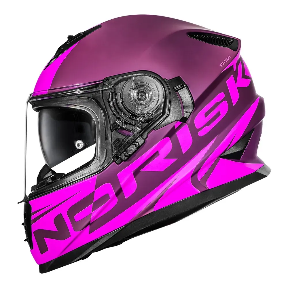 Capacete Norisk FF302 Soul Manty Roxo e Rosa