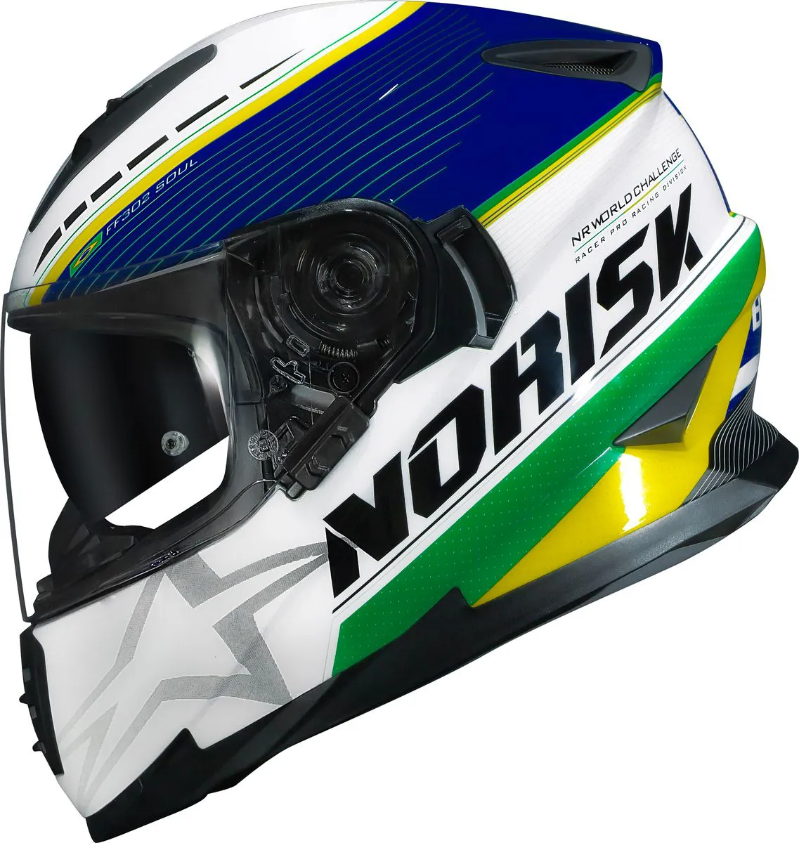 Capacete Norisk FF302 Soul Grand Prix Brasil